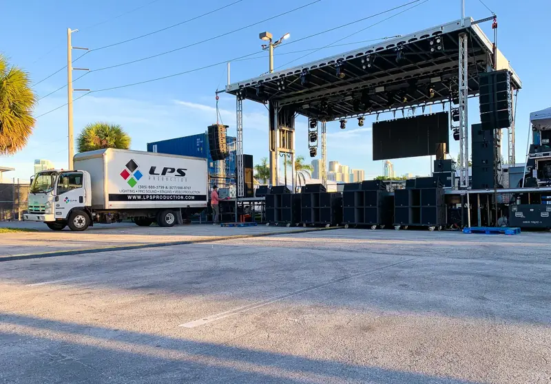 Stage builds & load-ins — South Florida · LPS Production